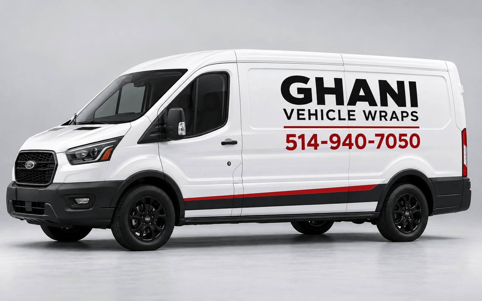 A clear message vehicle branding concept